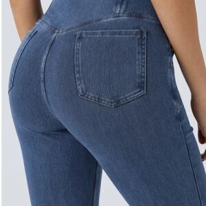 HALARA Women's Skinny Jeans in Deep Blue